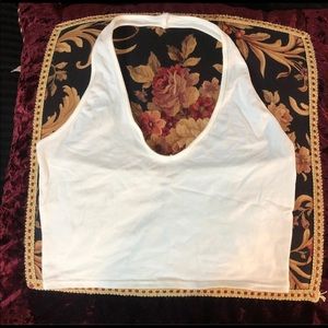 Express Women's Cropped Halter Top